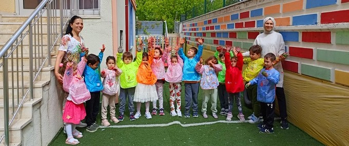 Rengarenk bir bahçe etkinliğinden :)