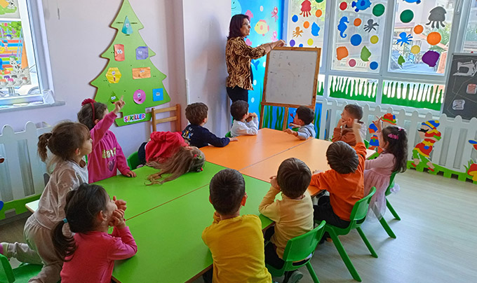 MaviGül Anaokulu Okuma Hazırlığı Yapıyor